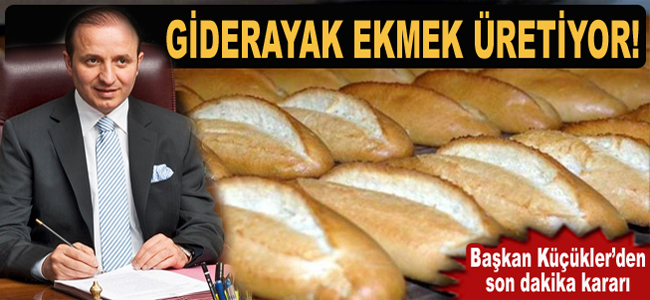 Büyükşehir ekmek üretimine başlıyor