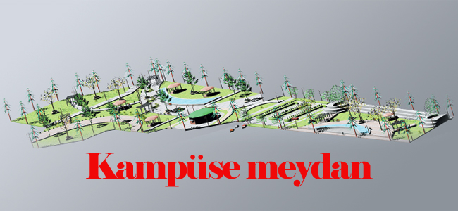 Kampüse meydan