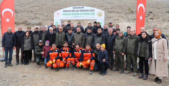 6 İl’e 56 bin 500 fidan dikildi