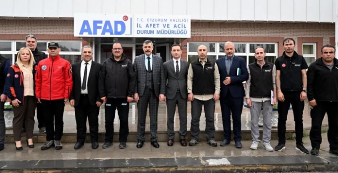 AFAD’tan Vali Çiftçi’ye brifing