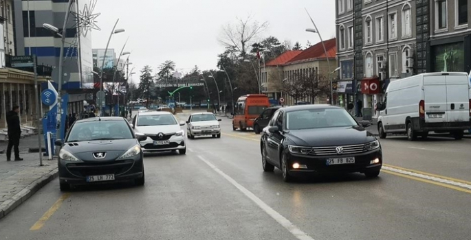 Erzurum'da bir ayda 2 bin araç devredildi