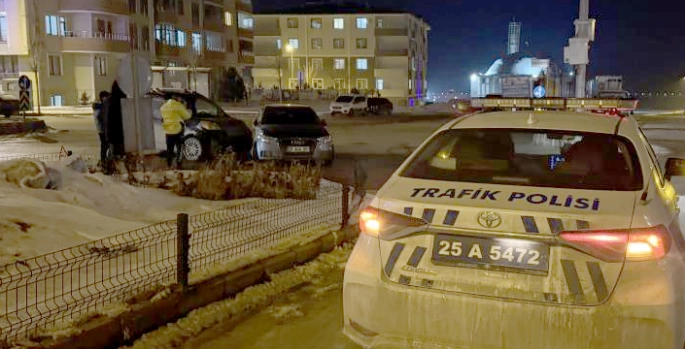 Erzurum’da trafik kazası: 4 yaralı