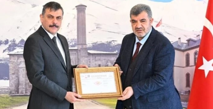 Erzurum Valiliği'ne çevre yönetim sistemi belgesi