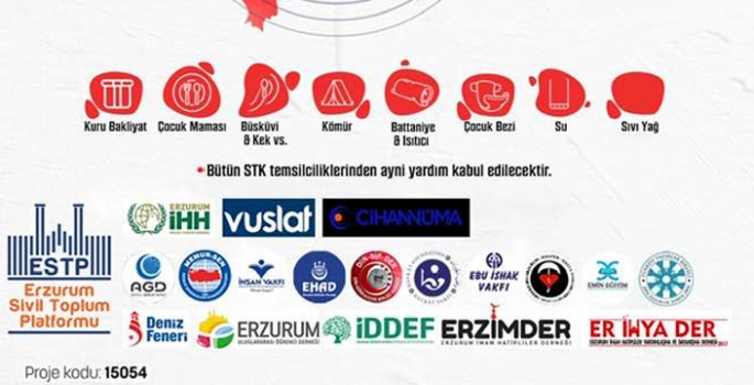 ESTP’nin yardım seferberliği sürüyor