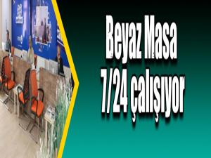 Beyaz Masa 7/24 çalışıyor