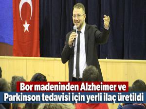 Bor madeninden Alzheimer ve Parkinson tedavisi için yerli ilaç üretildi