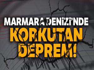 Marmara'da 4.0 büyüklüğünde deprem!