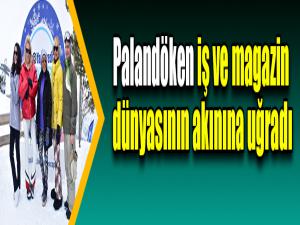 Palandöken iş ve magazin dünyasının akınına uğradı