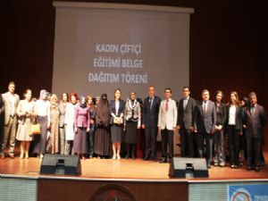 129 KADIN ÇİFTÇİYE EĞİTİM VERİLDİ