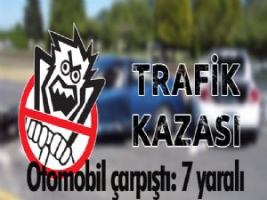 ERZURUM'DA TRAFİK KAZASI: 7 YARALI