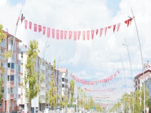 Erzurum gelin gibi süslendi