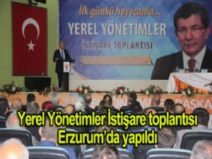 YEREL YÖNETİMLER İSTİŞARE TOPLANTISI