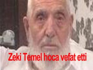 Zeki Temel Hoca Son Yolculuğunda