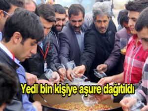 ERZURUM'DA 7 BİN KİŞİYE AŞURE DAĞITILDI