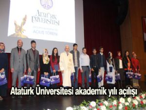 ATATÜRK ÜNİVERSİTESİ AKADEMİK YILI AÇILIŞ DERSİNİ SAYIŞTAY BAŞKANI VERDİ