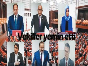 Erzurum'un vekilleri yemin etti