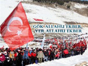 ERZURUM, SARIKAMIŞ ŞEHİTLERİNİ ANACAK