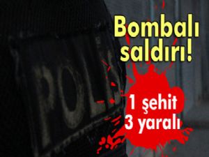 Nusaybin'de polise bombalı saldırı: 1 şehit, 3 yaralı