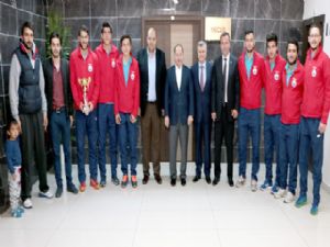 AKDAĞ'DAN TERMALSPOR'A TEBRİK ZİYARETİ