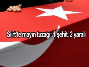 Siirt'te mayın tuzağı: 1 şehit, 2 yaralı