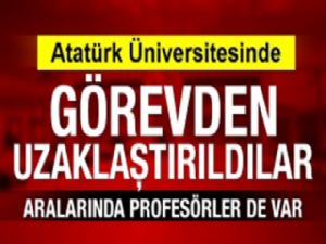 Atatürk Üniversitesi'nde 30 kişi görevden uzaklaştırıldı