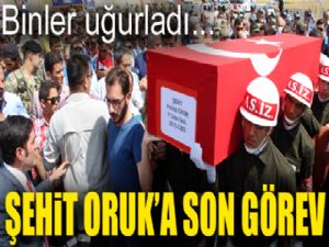 Şehit Pehlül Oruk son yolculuğuna uğurlandı