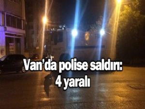 Van'da polise saldırı: 4 yaralı