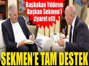 Başbakan Yıldırım, Erzurum Büyükşehir Belediyesi'ni ziyaret etti