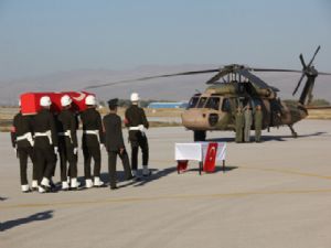 Şehit uzman çavuş için Erzurum'da tören düzenlendi