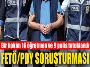 Erzurum'da FETÖ/PDY soruşturması