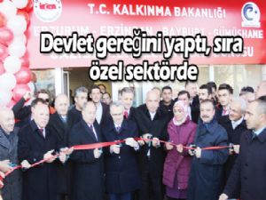 Devlet gereğini yaptı, SIRA OZEL SEKTÖRDE