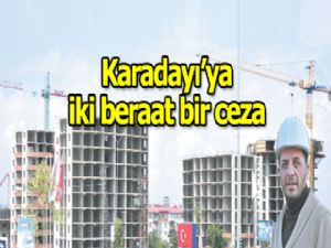 Karadayı'ya iki beraat bir ceza