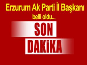 AK Parti Erzurum İl başkanı belli oldu