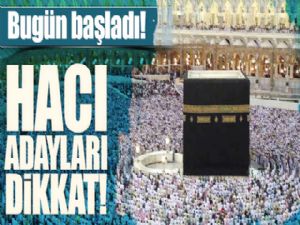 Hac kayıt yenileme işlemleri başladı!