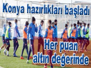 Mavi-Beyazlılar Konya Anadolu Selçukspor maçının hazırlığına başladı