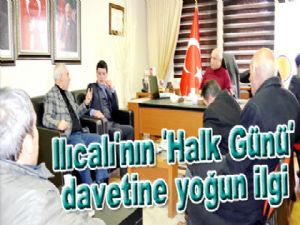 Ilıcalı'nın 'Halk Günü' davetine yoğun ilgi