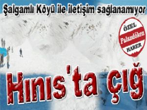 Hınıs'ta çığ