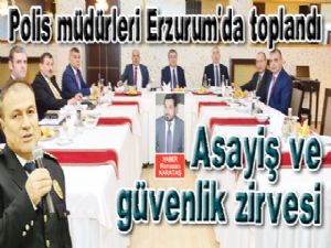 Asayiş ve güvenlik zirvesi