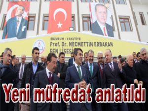 Öğrencilere yeni müfredatı anlatıldı