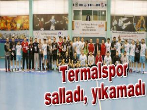 Termalspor salladı, yıkamadı