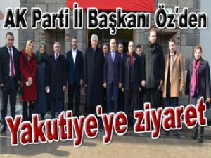 AK Parti İl Başkanı Öz'den Yakutiye'ye ziyaret