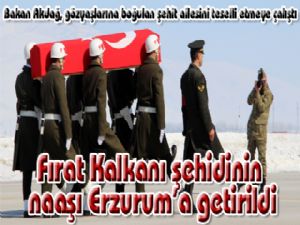 Fırat Kalkanı şehidinin naaşı memleketine getirildi