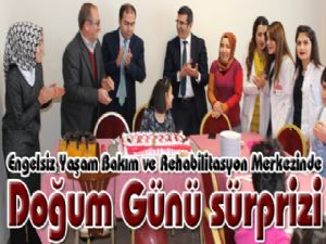 Engelsiz Yaşam Bakım ve Rehabilitasyon Merkezinde Doğum Günü etkinliği