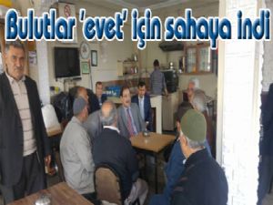 Bulutlar 'evet' için sahaya indi