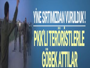 Rus askerleri PKK'lı teröristlerle göbek attı