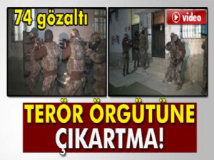 Adana'da terör örgütü PKK'ya çıkartma: İki günde 74 gözaltı