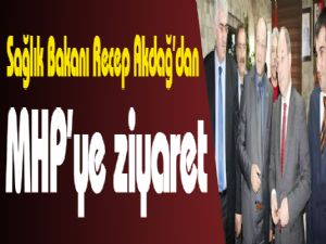 Bakan Akdağ MHP Erzurum İl Başkanlığını ziyaret etti