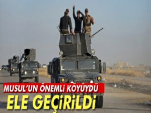 Irak güçleri, Musul'un kuzeybatı girişindeki köyü ele geçirdi