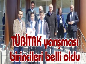 TÜBİTAK yarışması birincileri belli oldu