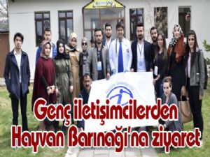 Genç iletişimcilerden Hayvan Barınağı'na ziyaret